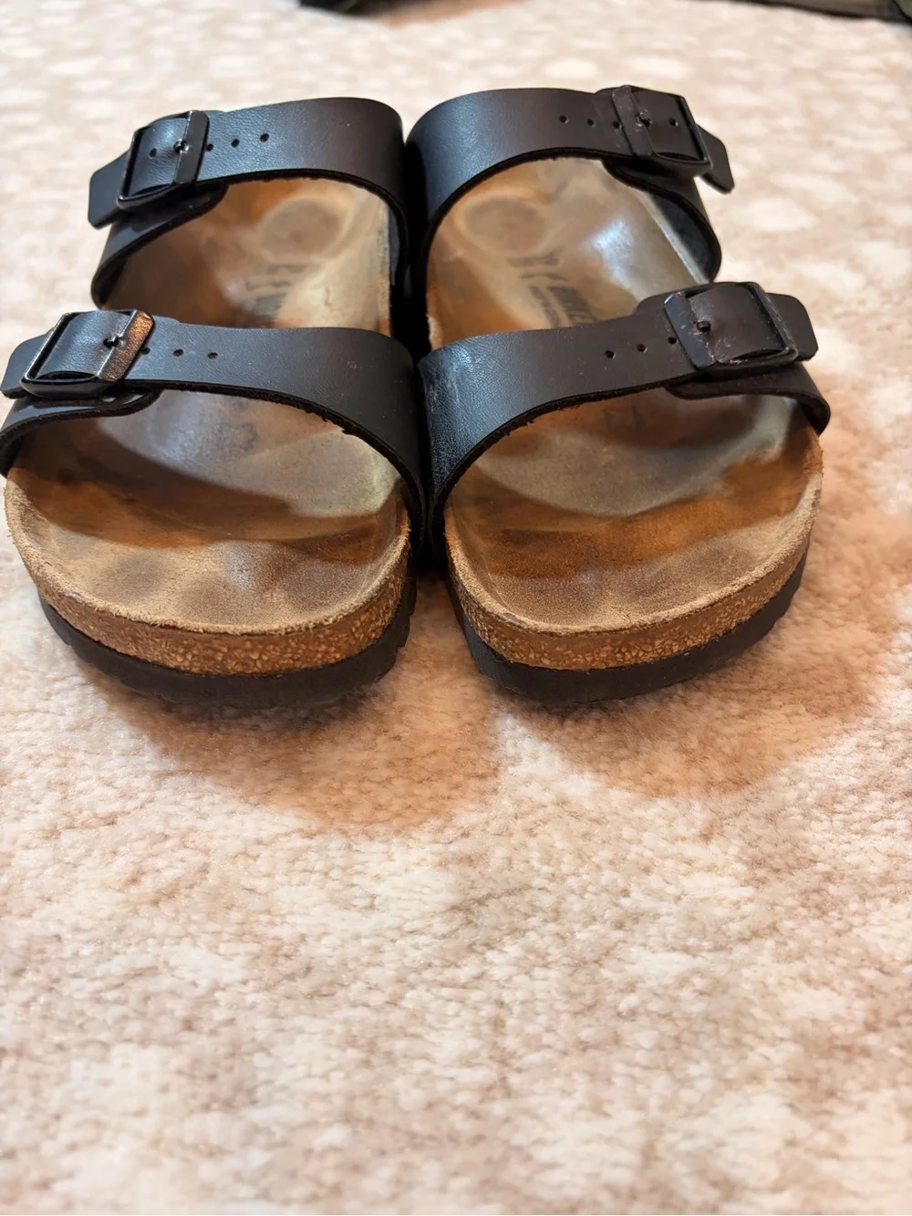 Birkenstock Black Two-Strap Arizona Sandals with Buckles - Picture 4 of 9